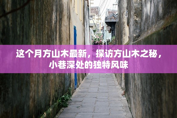 探访方山木之秘,最新动态与小巷深处的独特风情