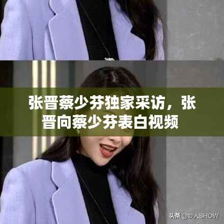 张晋蔡少芬独家采访,张晋向蔡少芬表白视频