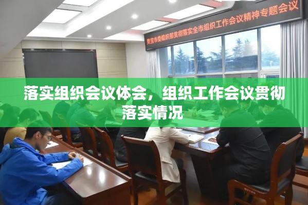 落实组织会议体会，组织工作会议贯彻落实情况 